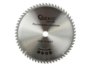 GEKO G00156 Pílový kotúč na drevo karbidový 350x32x60T