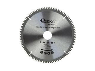 GEKO G78101 Vidiový kotúč na hliník meď mosadz 210mm 100T + redukcie