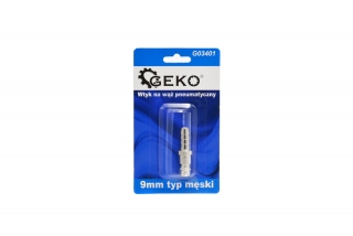 GEKO G03401 Konektor na pneumatickú hadicu 9 mm spojka adaptér samec