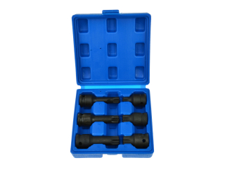 GEKO G10515 Nástrčné nárazové hlavice kľúče 1/2 "SADA 6ks SPLINE M14-M18