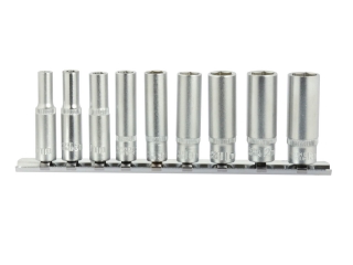 Geko G13540 Hlavice nástrčné kľúče 9ks 1/4" 5-13mm sada CRV
