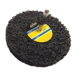 MAGMA Brúsny kotúč na kov so stopkou 100x6mm, Čierna