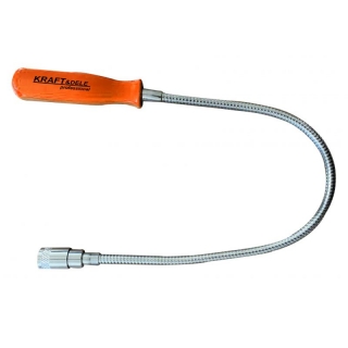 Kraft&Dele KD10190 Chytač skrutiek magnetická ruka ohybná 570mm LED lapač uchopovač