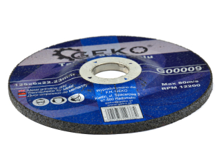 Geko G00009 Kotúč na kov brúsenie kovu 125 x 6 x 22,23mm 5kusov