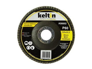 KELTIN K00002 Brúsny lamelový kotúč 125mm P60 na kov, betón, drevo SADA 10ks