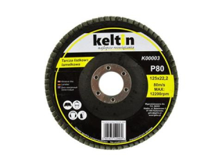 KELTIN K00003 Brúsny lamelový kotúč 125mm P80 na kov, betón, drevo SADA 10ks
