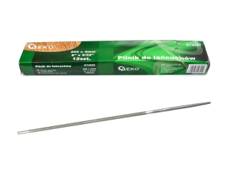GEKO G74092 Okrúhly pilník na ostrenie reťaze 4mm 12ks