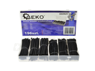 GEKO G02925 Sada zmršťovacie bužírky 196 ks