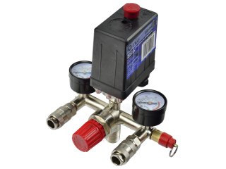 GEKO G80306 230V Tlakový spínač presostat reduktor 12 bar