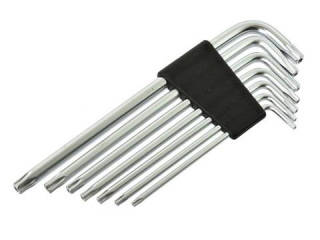 GEKO G01706 Sada kľúčov 7ks Torx kľúče T10 - T40 kľúč torxový