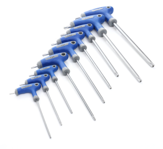 Kraft&Dele KD10247 Sada kľúčov, Torx kľúče CrV 9ks imbusové s rukoväťou imbusy