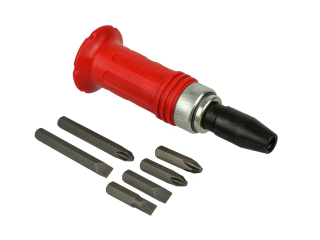 GEKO G30251 Ručný úderový rázový skrutkovač 6 bitov 1/2"