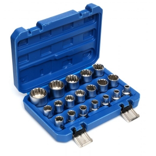 Kraft&Dele KD10347 Súprava nástrčných kľúčov Hlavice nástrčné kľúče 19 ks TORX E8-E32