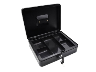 GEKO G10903 Prenosná pokladňa 300x240x90mm s kľúčom, skrinka na peniaze, trezor