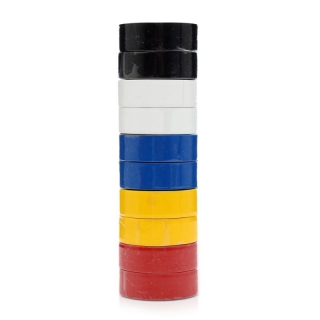KRAFT&DELE KD10915 Izolačná páska, lepiaca páska, izolepa PVC 10 ks. mix farieb