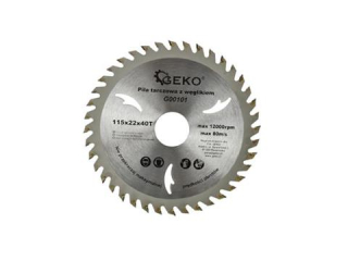 GEKO G00101 Pílový kotúč na drevo 115mm 22mm 40T