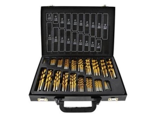 Geko K00066 Vrtáky titánové HSS 1,0-10mm 170ks Sada vrtákov na kov KELTIN