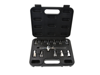 GEKO G02710 Sada 12ks Oprava závitov skrutiek olejových vaní, závitníky závity