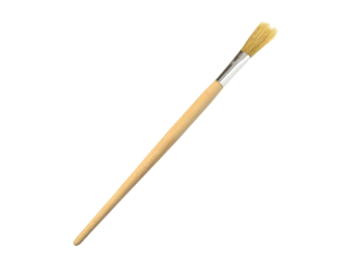 GEKO G66046 Štetec okrúhly 10 mm, drevená rukoväť, maľovanie pruhov 12 ks SADA