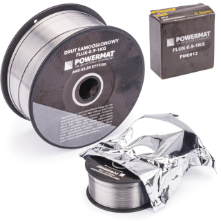 Powermat  FLUX-0.9-1KG Zvárací trubičkový drôt 0,9mm 1kg MIG na zváranie