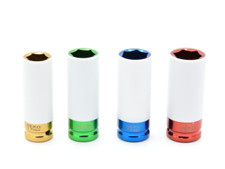 GEKO G10511 Nástrčné rázové hlavice, kľúče 1/2"