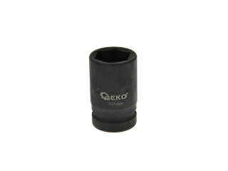 GEKO G10086 Nástrčná hlavica 1" 32mm čierna, príklepový kľúč