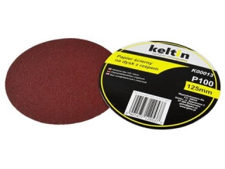 KELTIN K00013 Brúsny papier so suchým zipsom pre brúsku 125mm P100 SADA 100ks