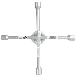 MAR-POL M57010A Krížový kľúč na kolesá 14 "17mm, 19mm, 21mm, 24mm, vystužený