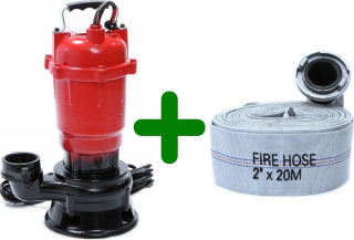 MAR-POL M79900 Kalové ponorné čerpadlo 750W s drvičom, hadica 20m 2"