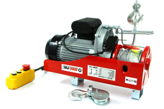 MAR-POL M80793 1300W ELEKTRICKÝ / LANOVÝ / STAVEBNÝ NAVIJAK 500 / 1000kg 230V 