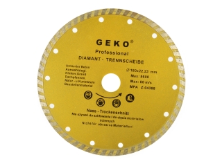 GEKO G00262 Diamantový kotúč na betón turbo 180x22,2mm PROFI