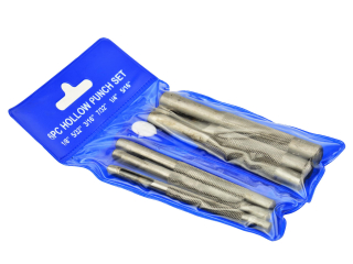 GEKO G01820 Razníky dierovače do kože 6ks 2,8 - 8 mm Sada razníkov