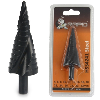 MAR-POL M22338 Stupňovitý špirálový vrták 4-32mm na kov, drevo