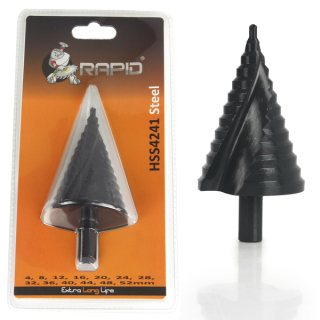 MAR-POL M22339 Stupňovitý špirálový vrták 4-52mm na kov, drevo