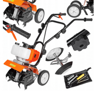 Eurocraft ECGGS35 Benzínový motorový rotačný kultivátor pôdny kyprič 2,6kW 52cm3