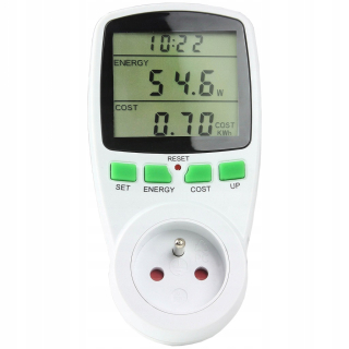 MAR-POL M90150 Tester meradlo wattmeter merač napätia prúdu LCD 16A
