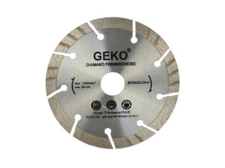 GEKO G00222 Diamantový kotúč 125mm na beton dlažbu tehlu