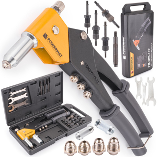 POWERMAT PM-NIR-11T Ručné pákové nitovacie kliešte, nitovačka nity