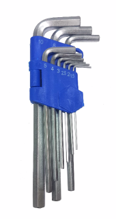 MAR-POL M66434 Imbusové kľúče 9ks 1,5 - 10mm stredné