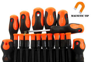 MAR-POL M61008A Sada skrutkovačov s magnetom 18 kusov
