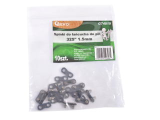 GEKO G74019 Spojky klipy na pílovú reťaz 325" 1,5 mm 10ks