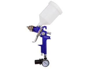 GEKO G01182 Striekacia pištoľ na farby + redukčný ventil 600 ml