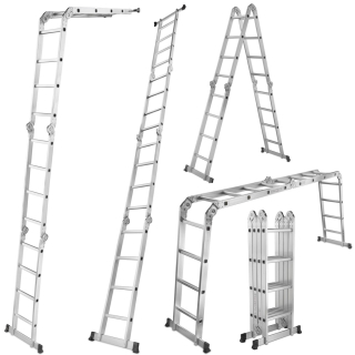 GEKO G02441 Multifunkčný kĺbový rebrík štafle 4,7m