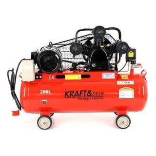 Kraft&Dele KD408 KOMPRESOR OLEJOVÝ 200L 4,8kW trojpiestový 380V/400V