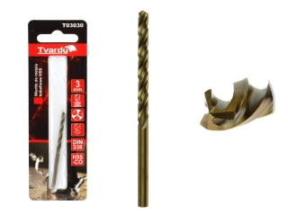 GEKO T03030 Kobaltový vrták do kovu HSS M35 3 mm