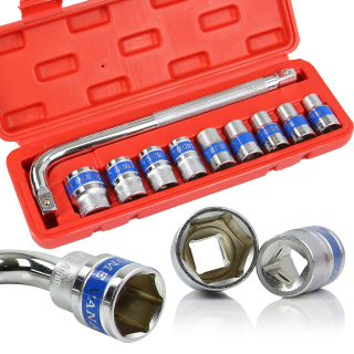 MAR-POL M58201 Nástrčné kľúče 1/2" 10ks 10-24mm