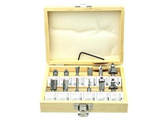 Geko G01200 Vrták do dreva fréza na drevo 12ks sada 8mm tvarové