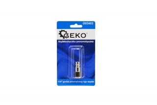 GEKO G03403 Pneumatická rýchlospojka konektor typu samec 1/4" vnútorný závit