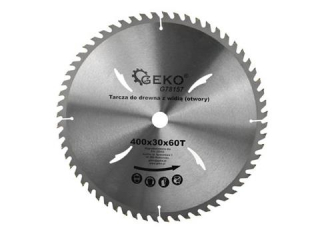 GEKO G78157 Kotúč na drevo pílenie dreva 400mm 30mm 60T