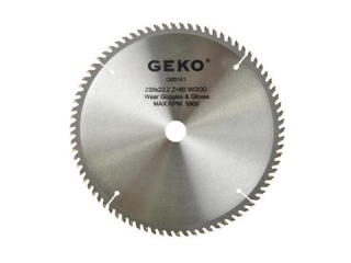 GEKO G00141 Pílový kotúč na drevo z karbidu 230x22x80T